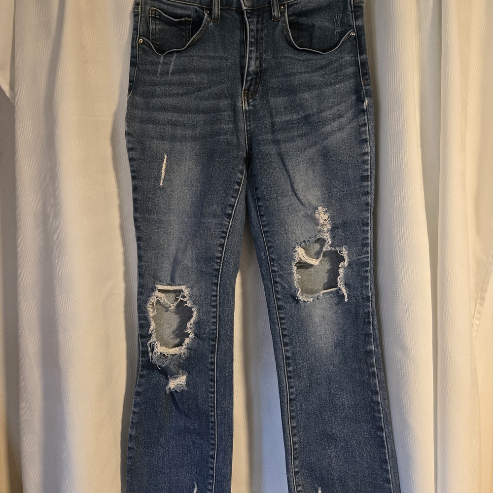 Risen Distressed Blue Jeans